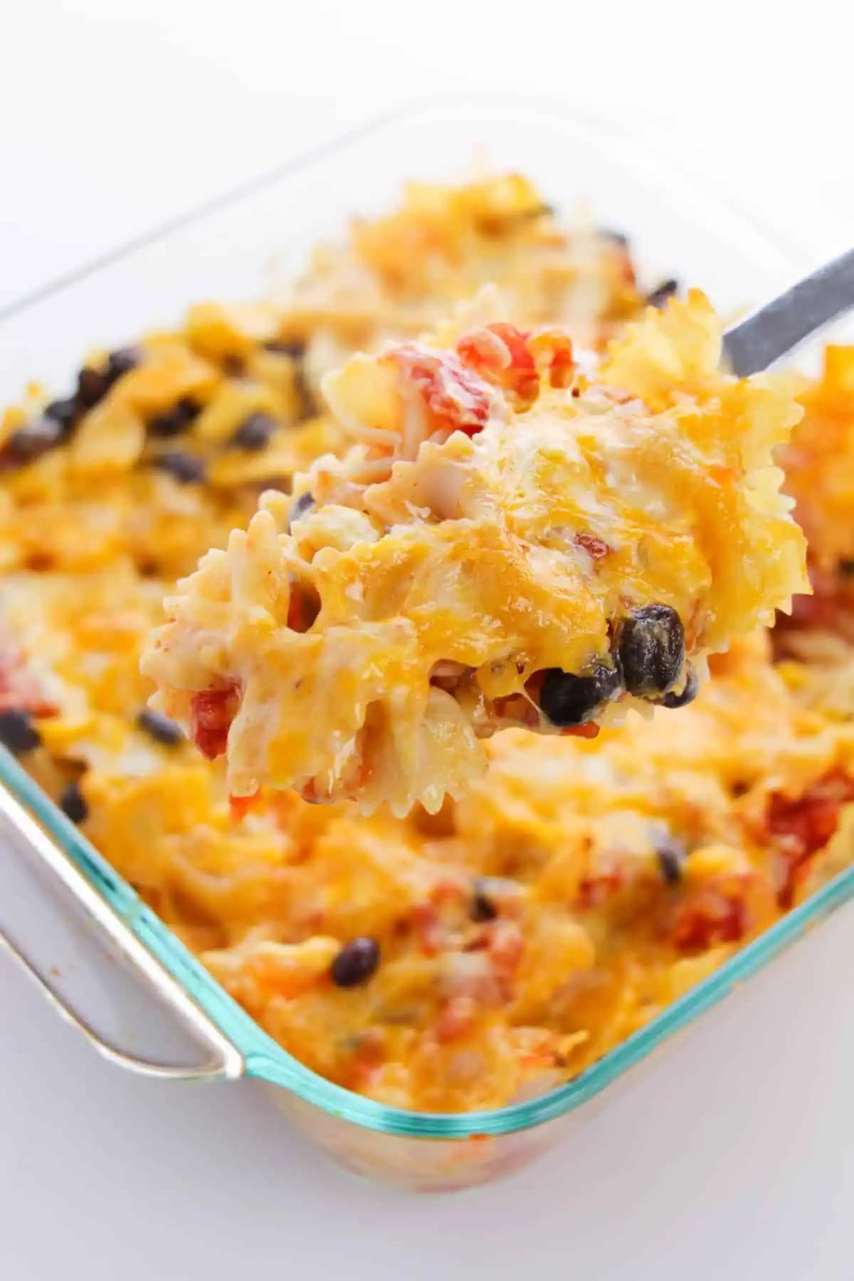 Baked Enchilada Pasta