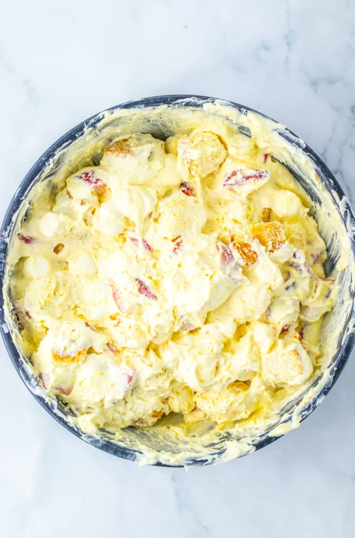 Strawberry Shortcake Fluff Salad