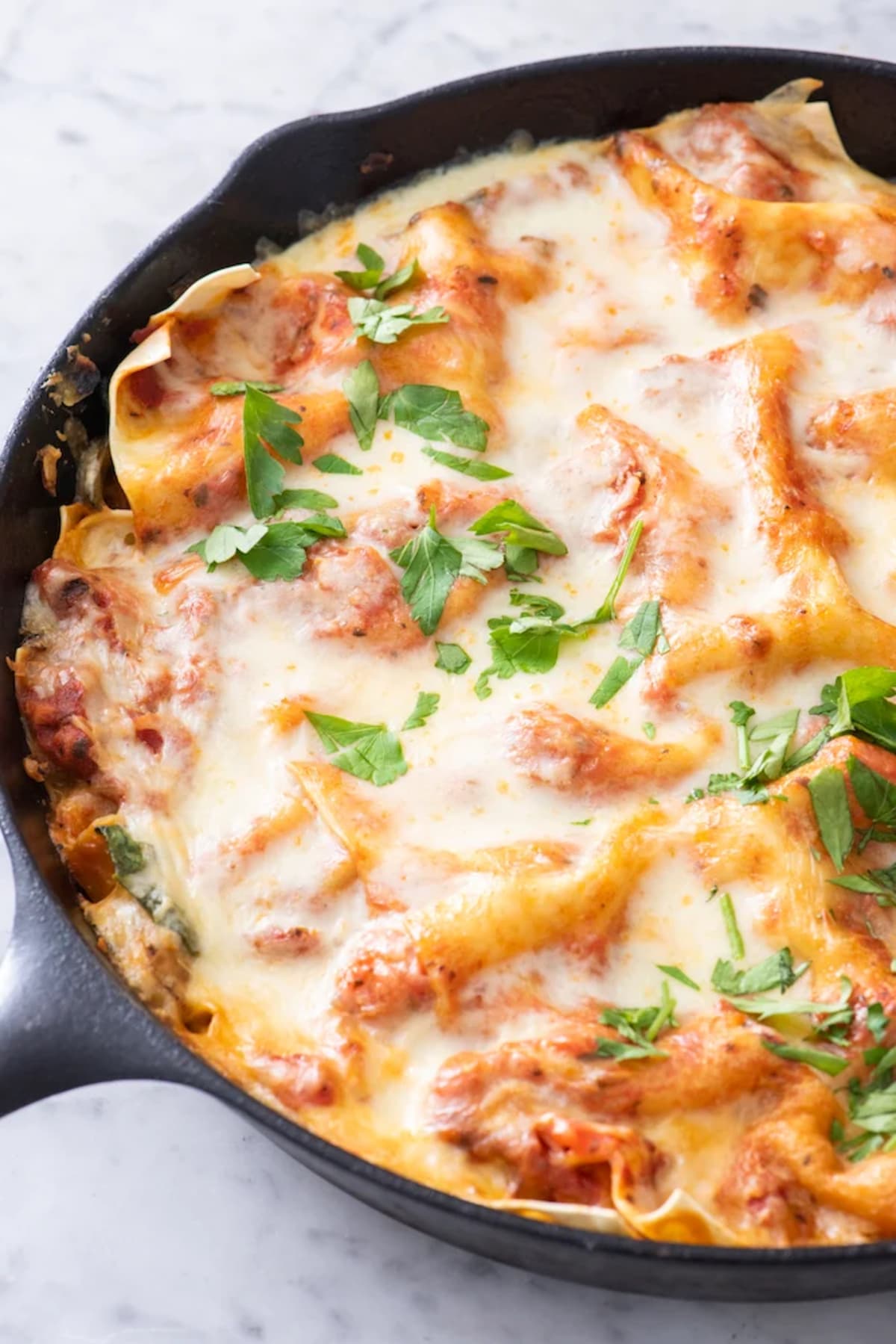 Vegetarian Skillet Lasagna