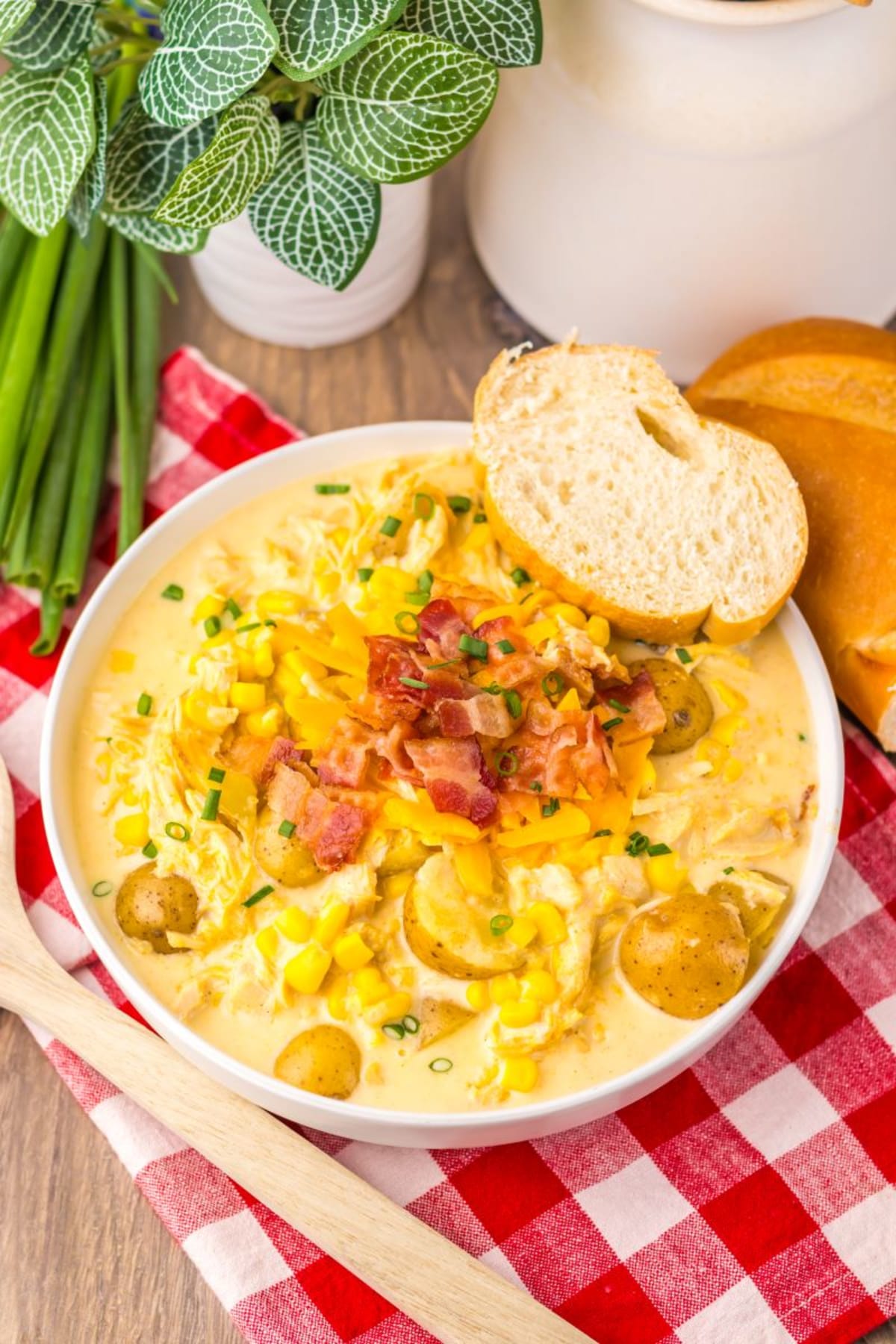 Slow Cooker Chicken Corn Chowder