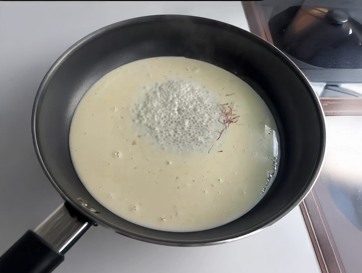 Creamy Saffron Gnocchi