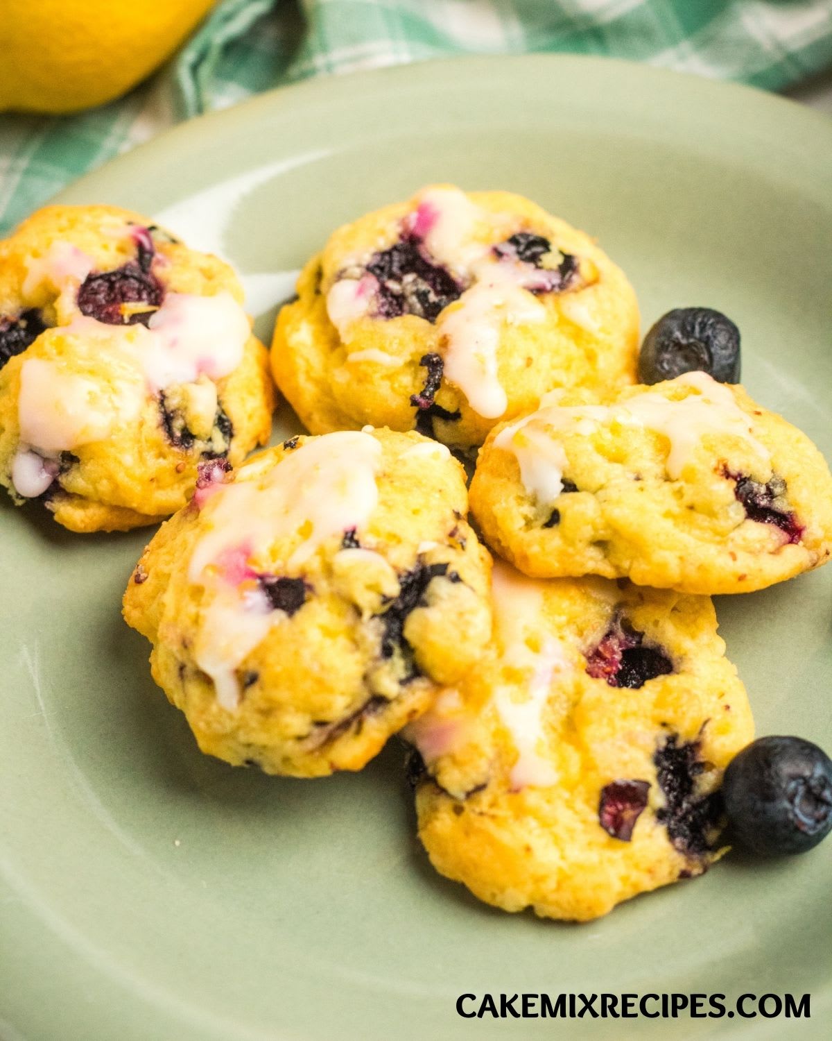 Lemon Blueberry Cookies