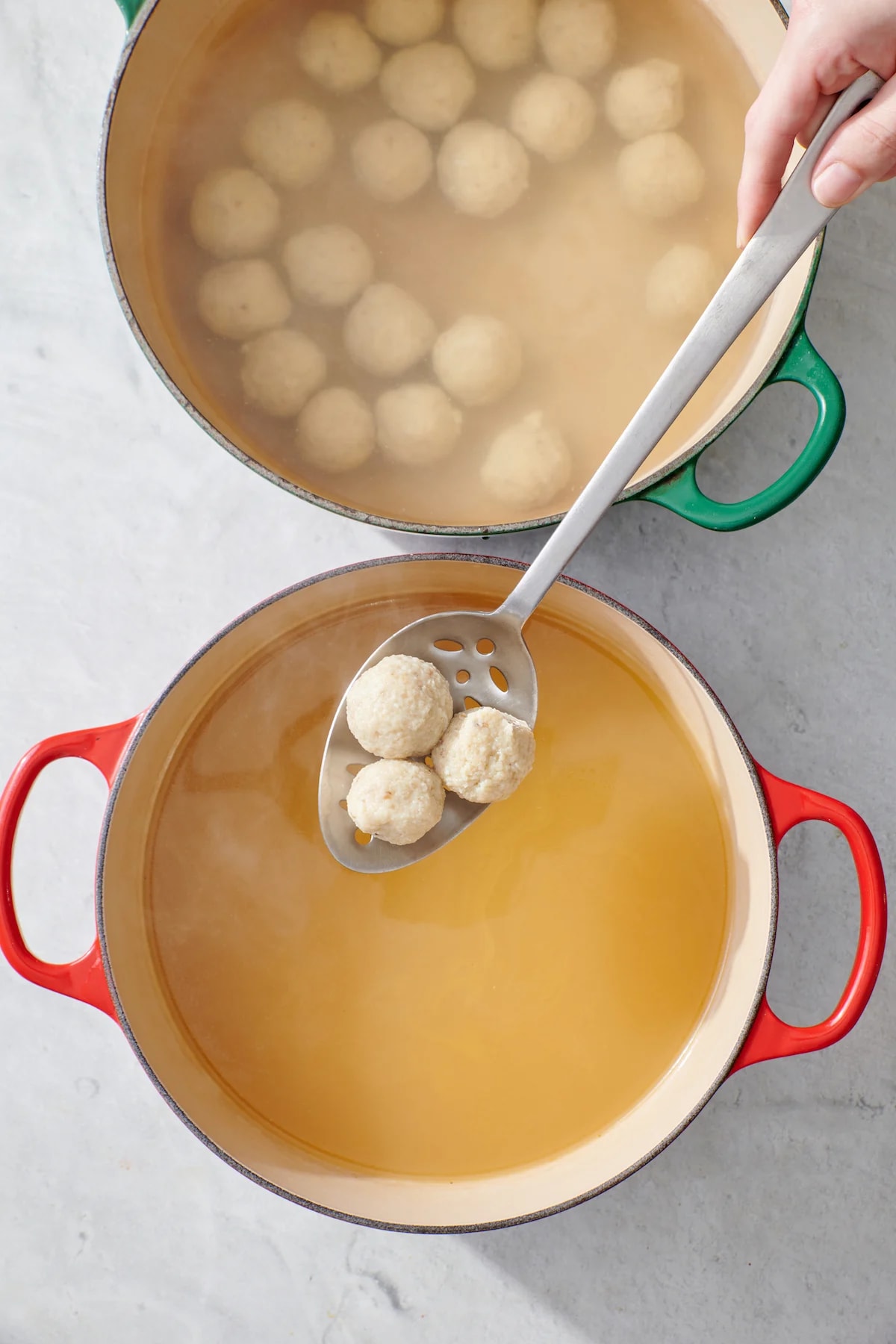 Mini Matzah Ball Soup