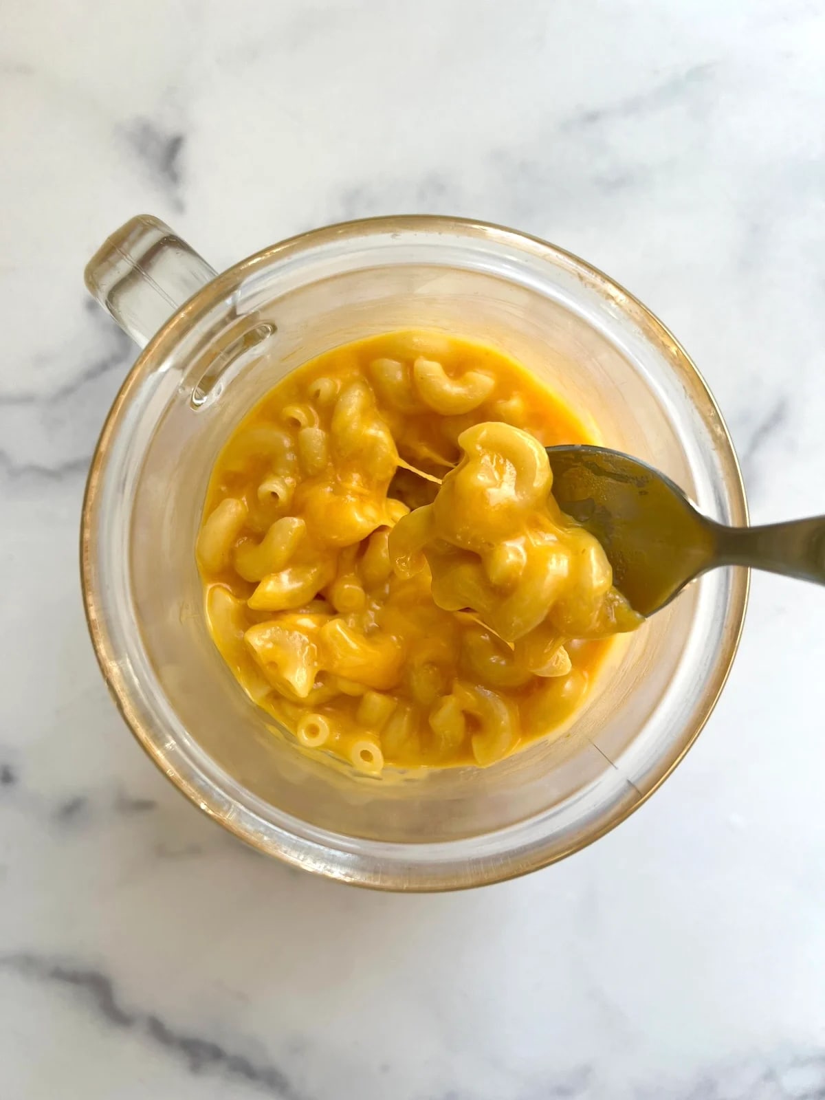 Pumpkin Mac and Cheese in a Mug