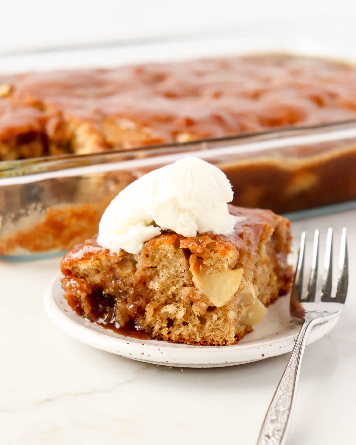 Sticky Caramel Apple Spice Cake