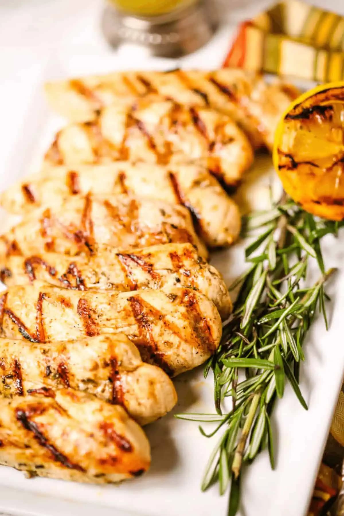 Grilled Lemon Rosemary Chicken