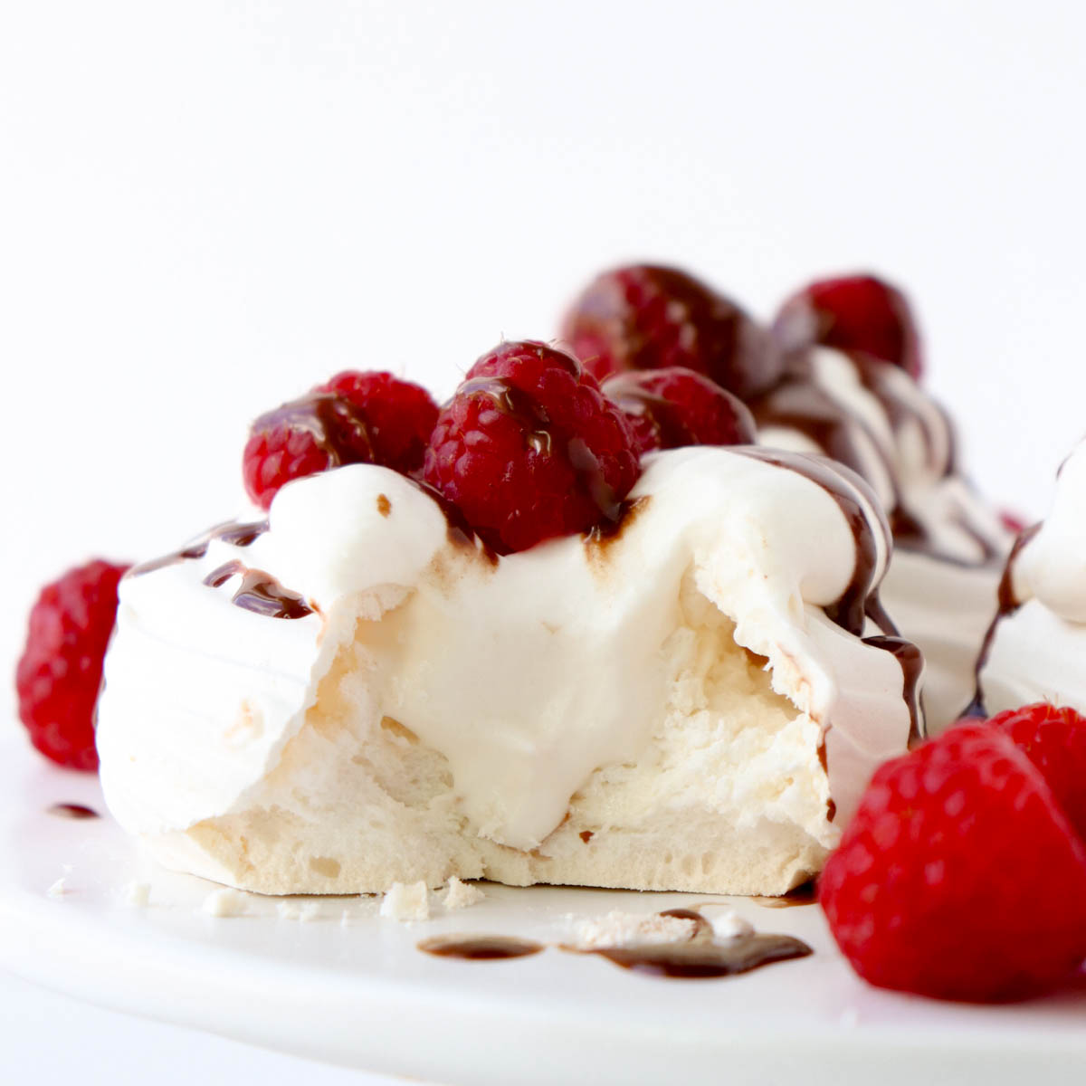 Dark Raspberry Pavlova