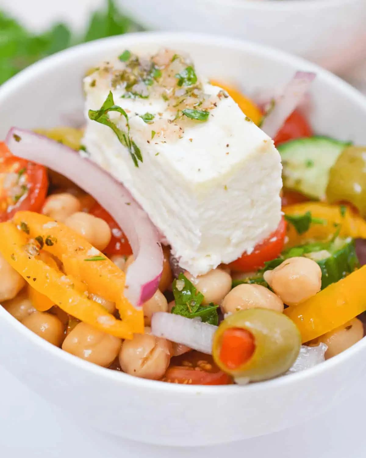 Greek Chickpea Salad