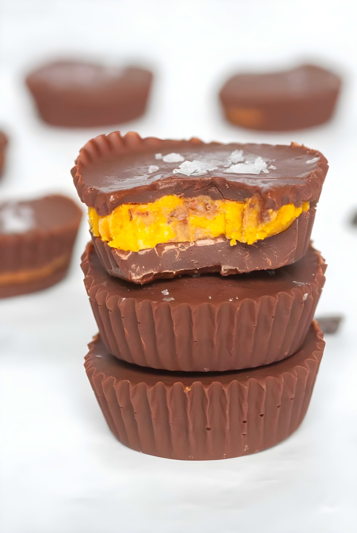 Paleo Chocolate Covered Pumpkin Cups