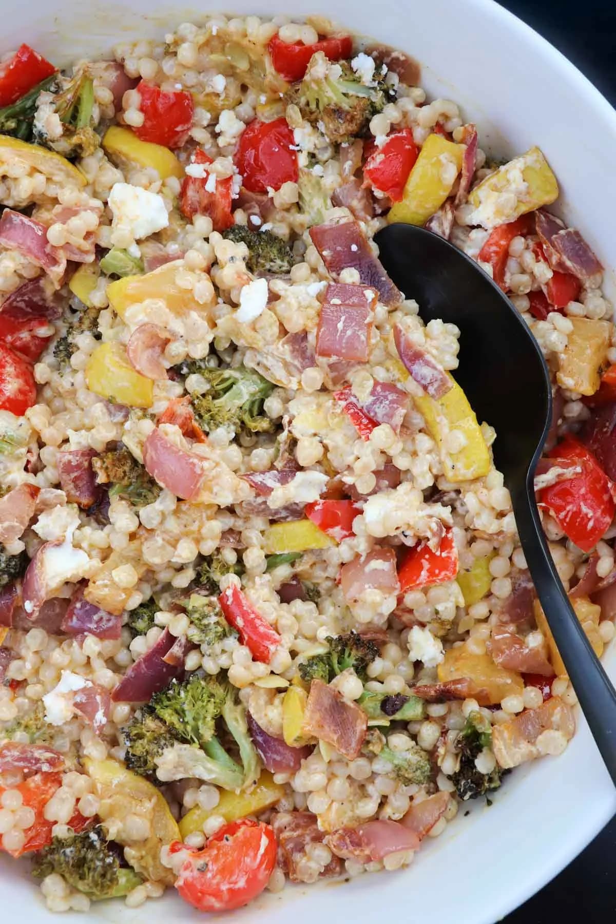 Roasted Vegetable Couscous (Easy Weeknight Dinner)