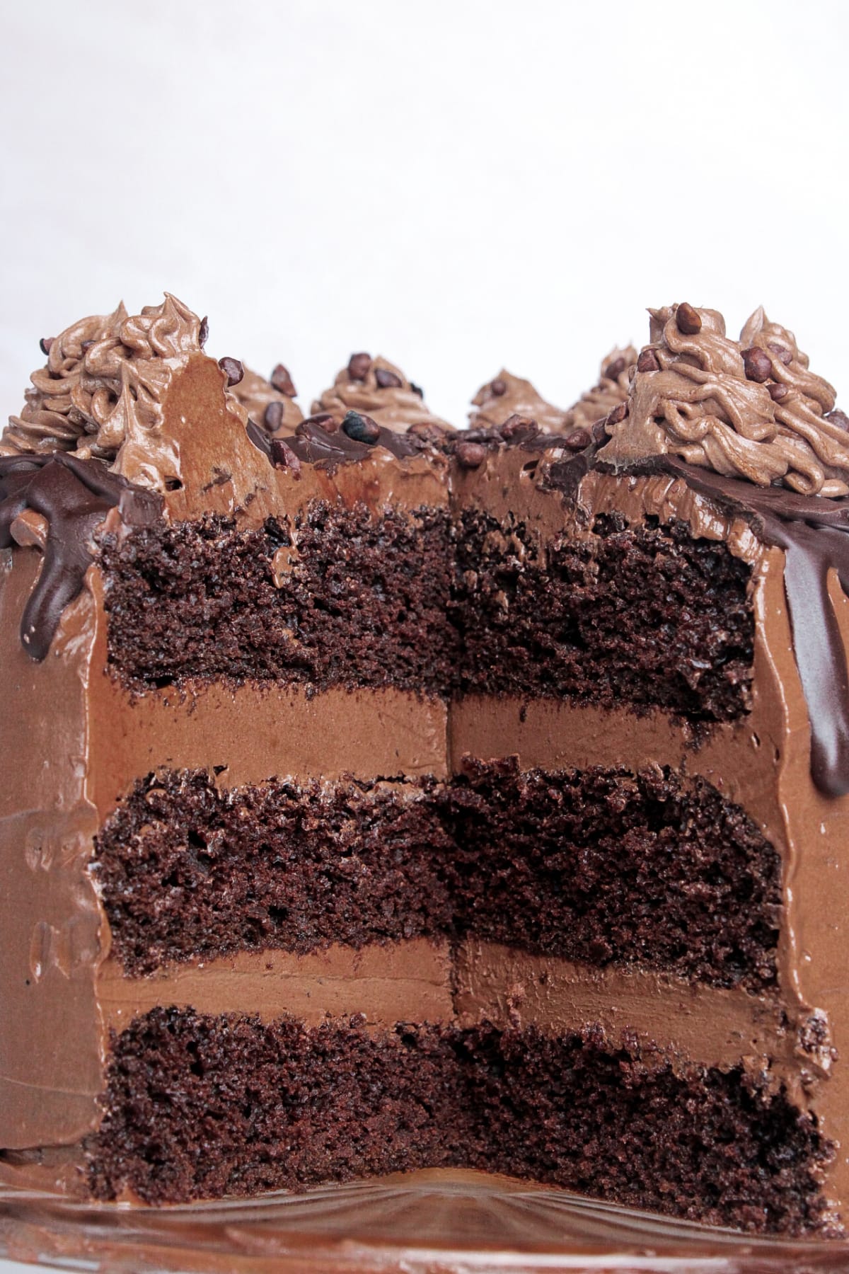 Vegan Triple Chocolate Cake