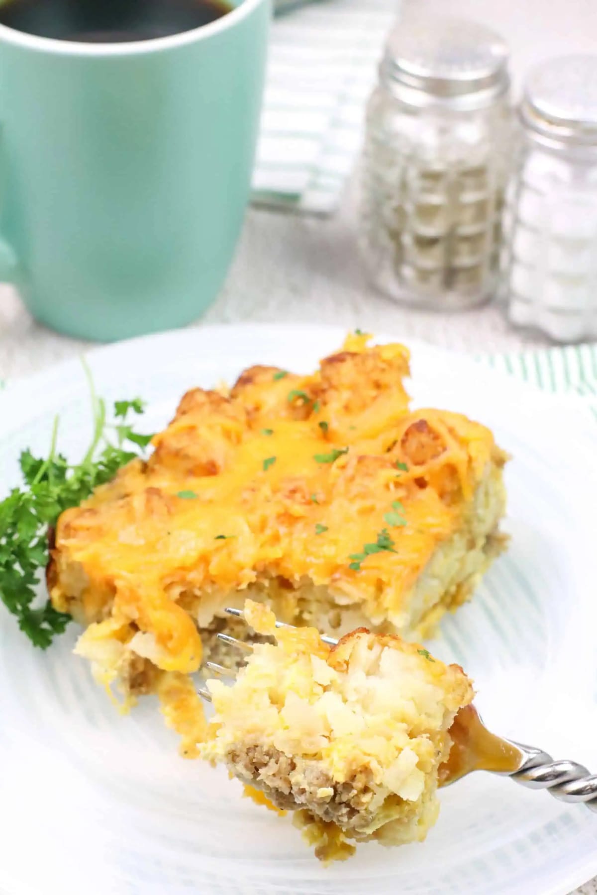 Tater Tot Sausage Breakfast Casserole