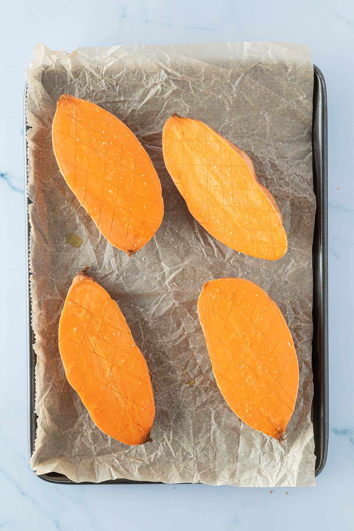 Loaded Sweet Potato with Ground Beef