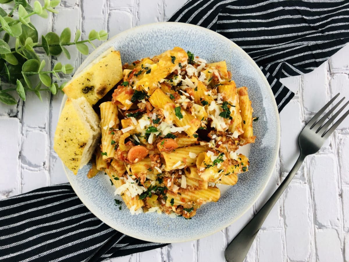 Pasta Bolognese Bake