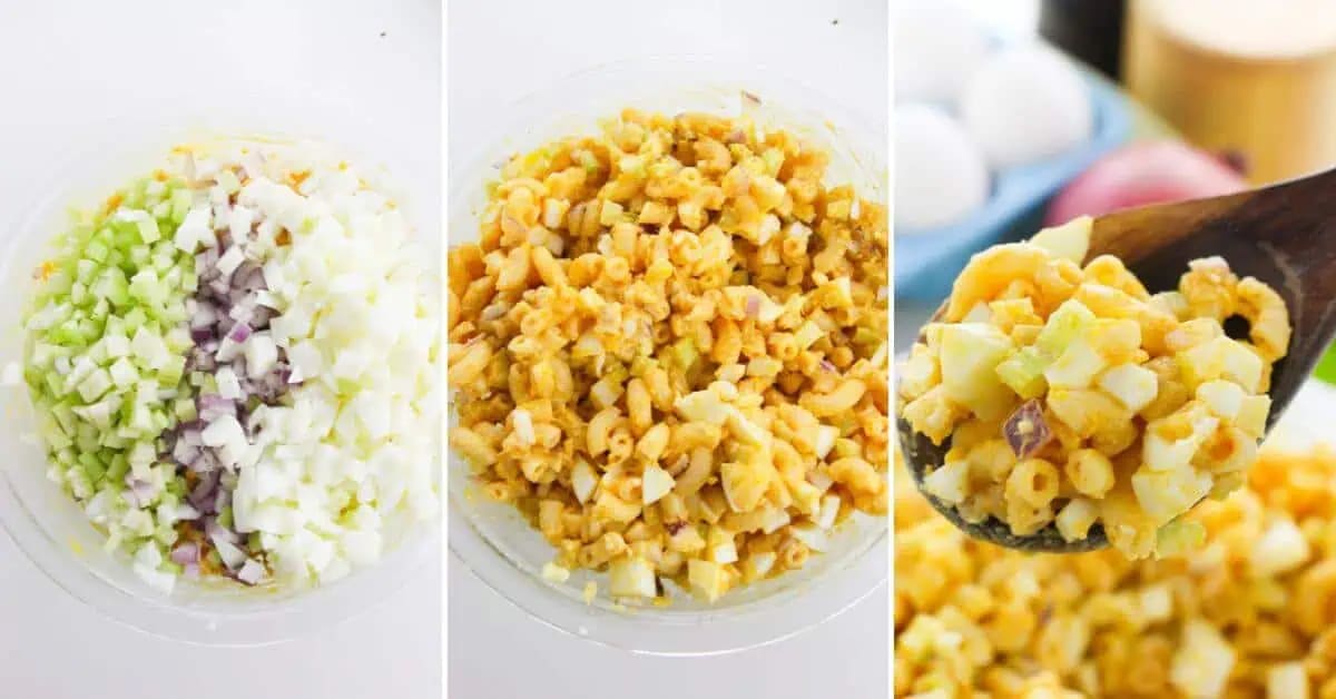 Deviled Egg Macaroni Salad