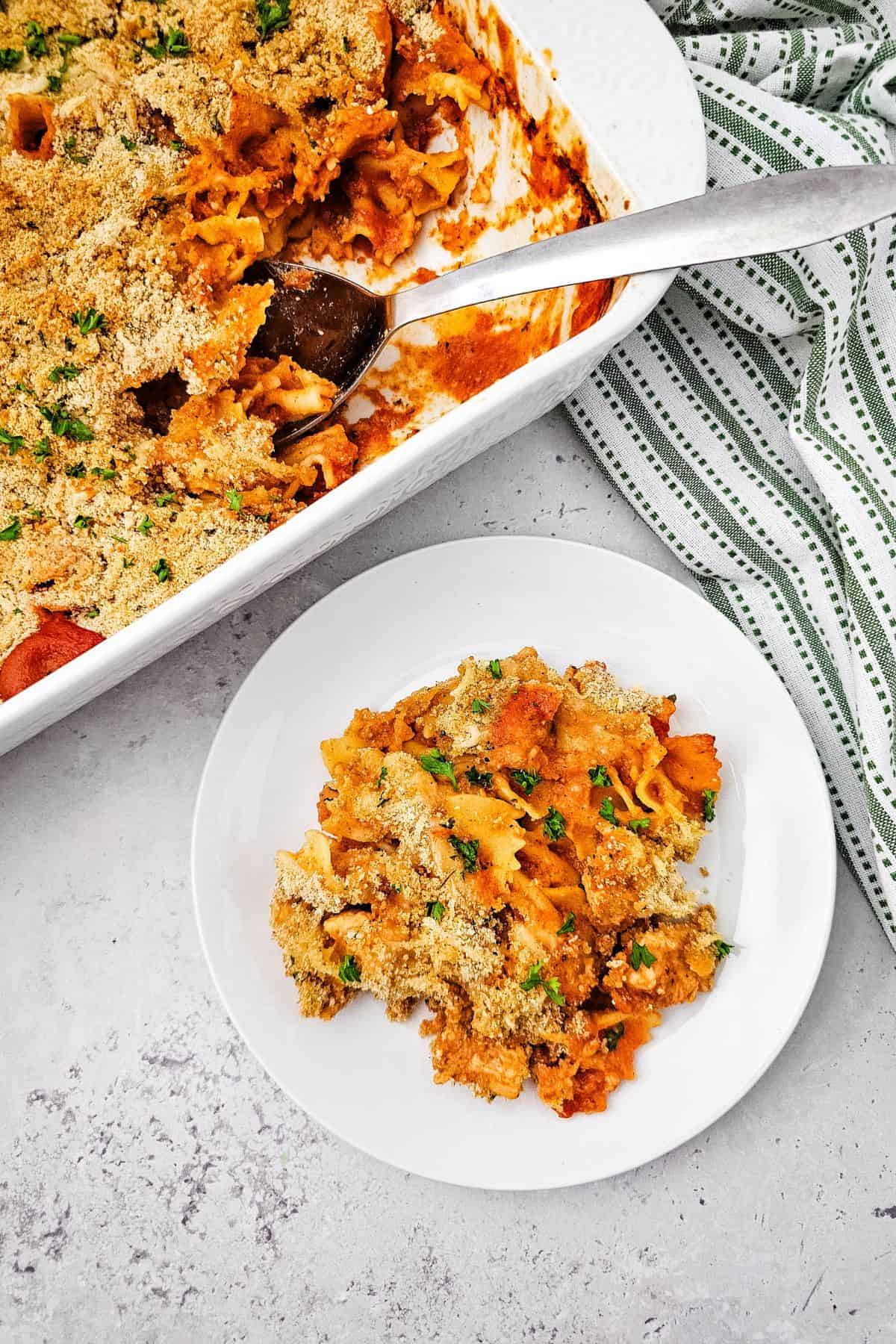 Chicken Parmesan Casserole