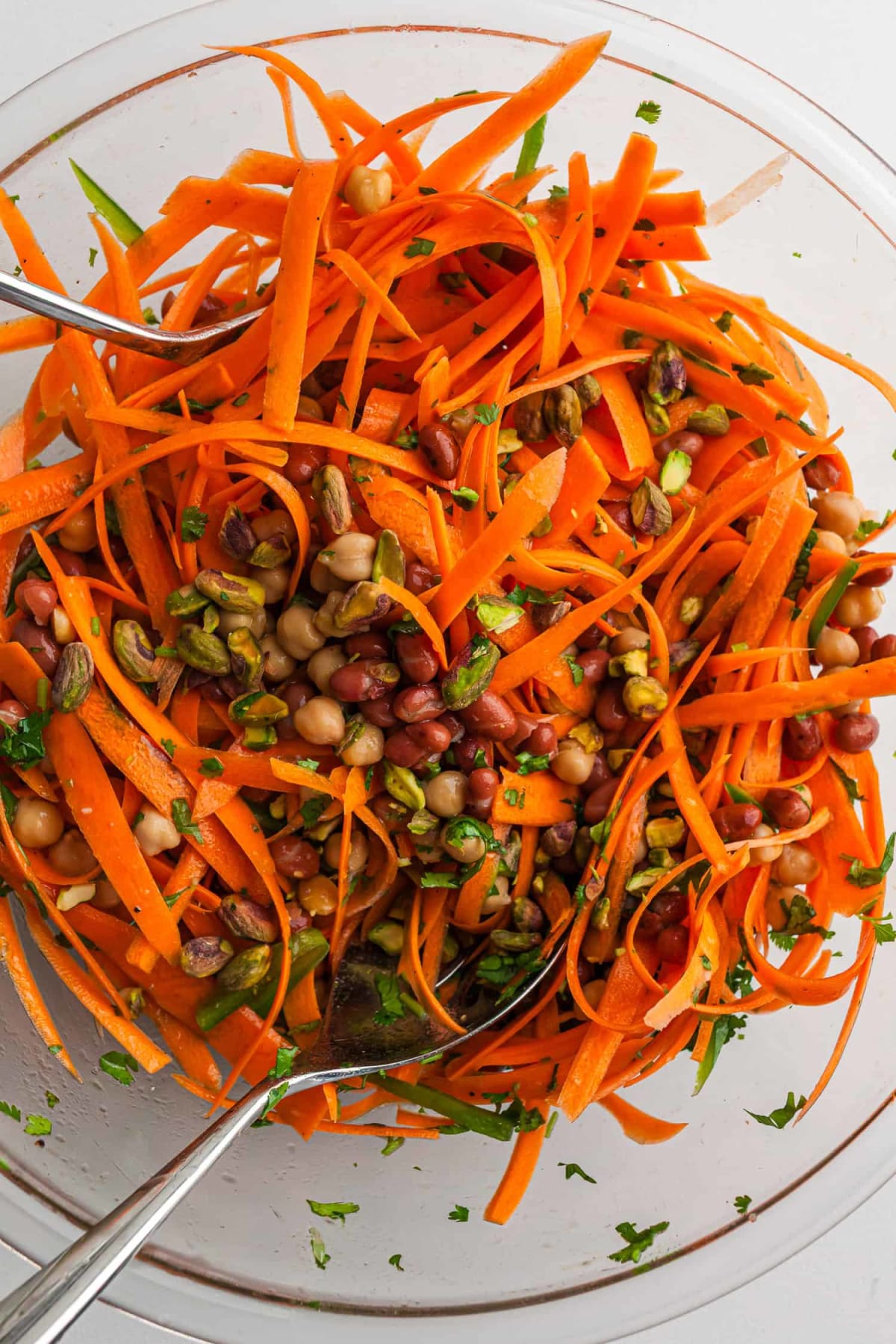 Bright & Tangy Chickpea Carrot Salad
