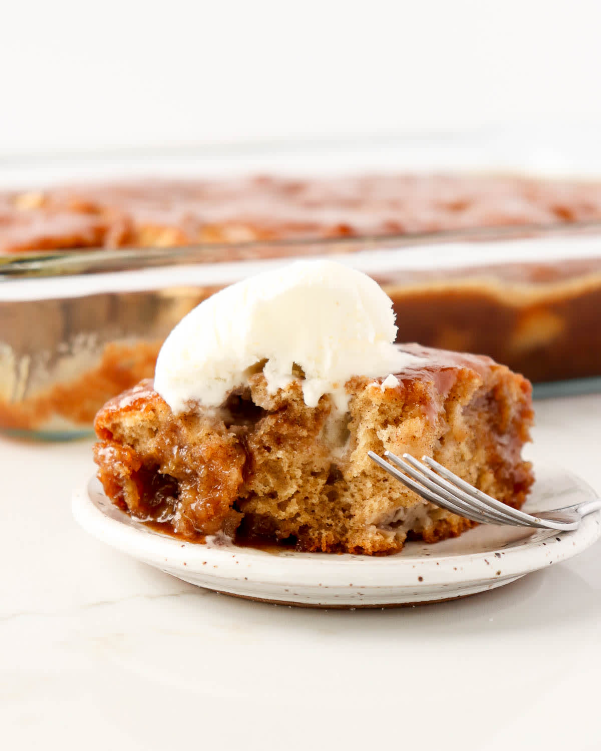 Sticky Caramel Apple Spice Cake