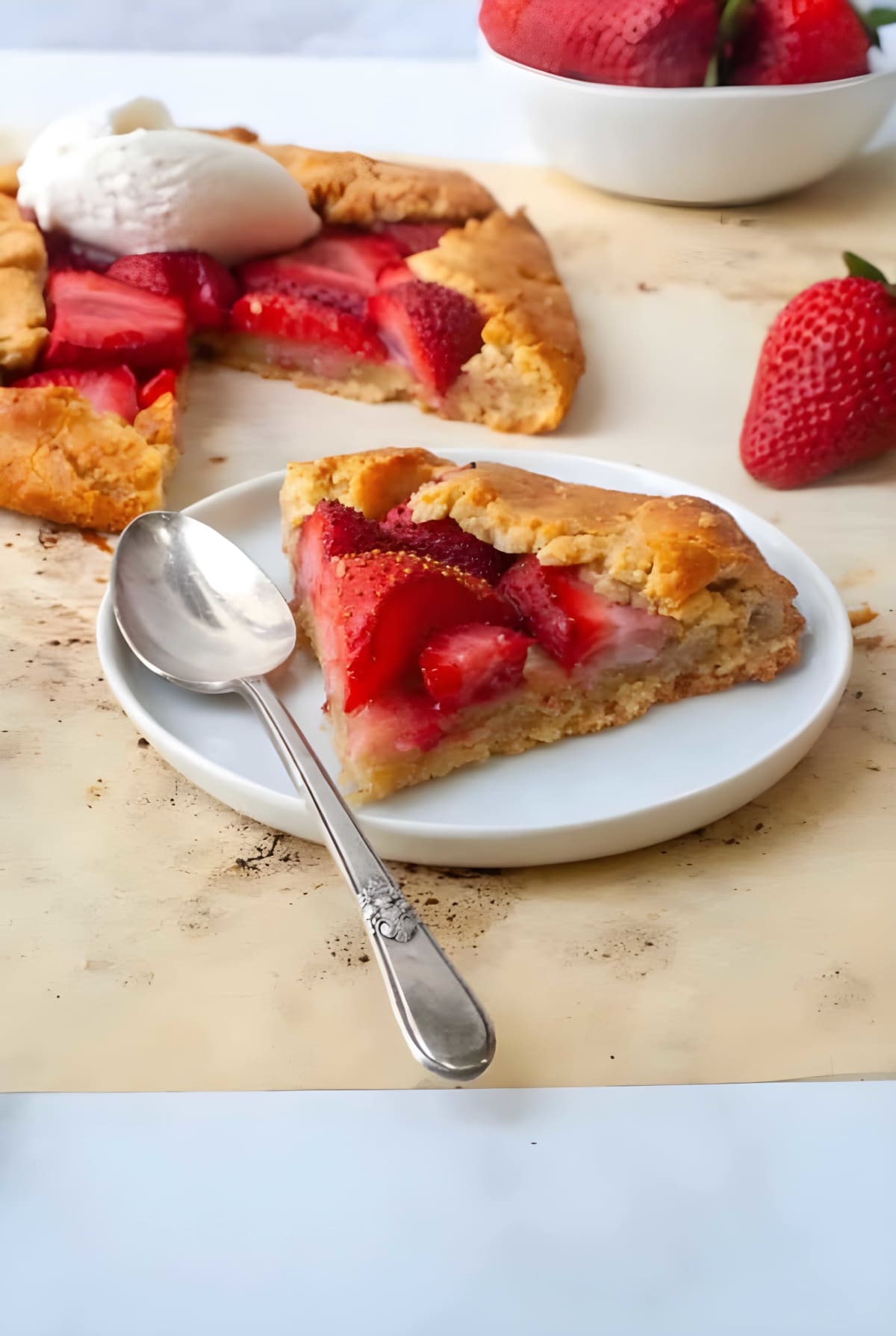 Gluten Free Strawberry Galette Recipe