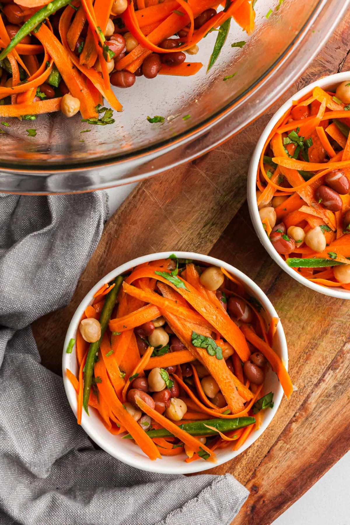 Bright & Tangy Chickpea Carrot Salad