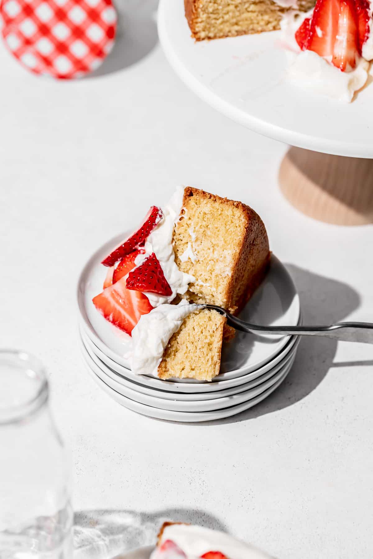 Gluten-Free Strawberry Shortcake Cake