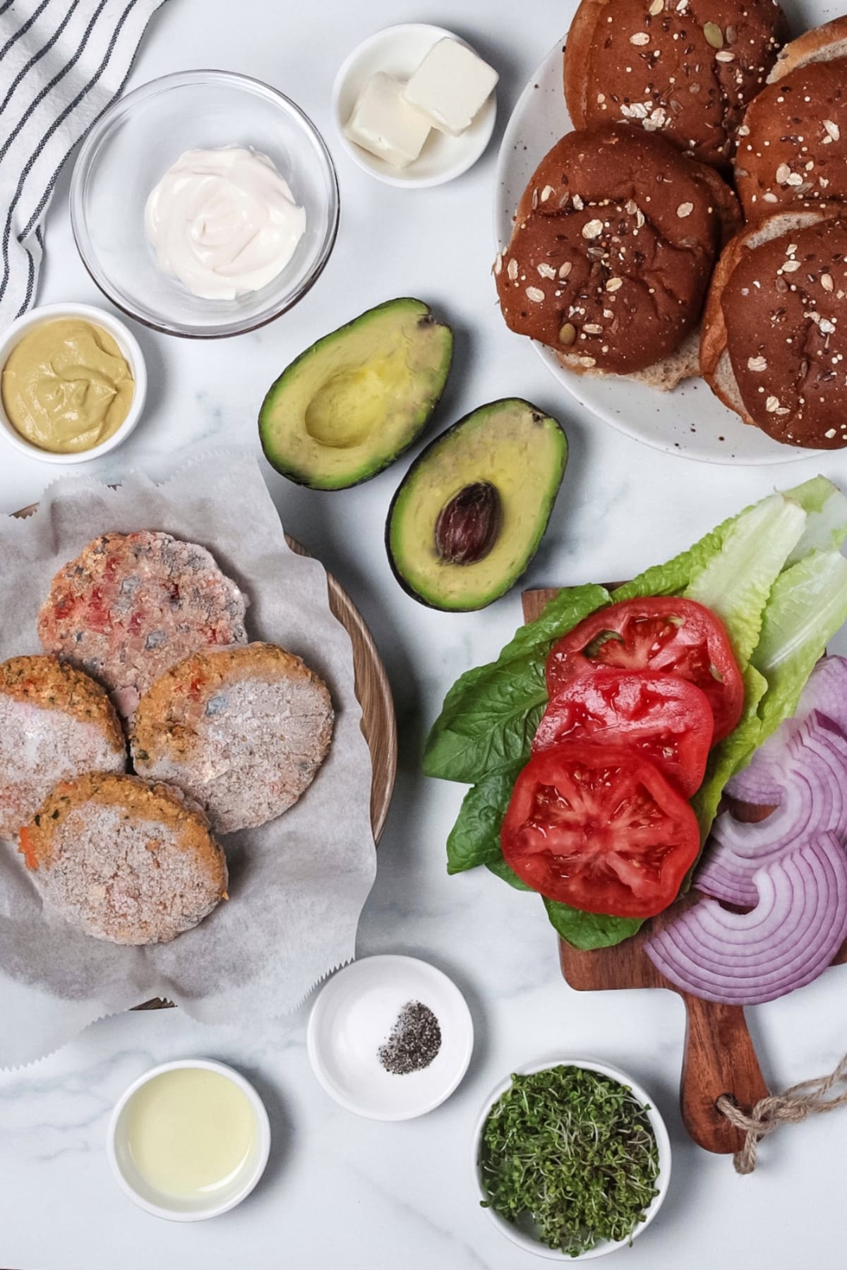 California-Style Veggie Burgers