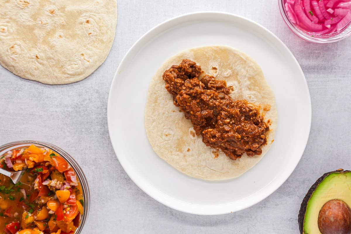 Lentil Tacos (Easy Vegan Green Tacos)