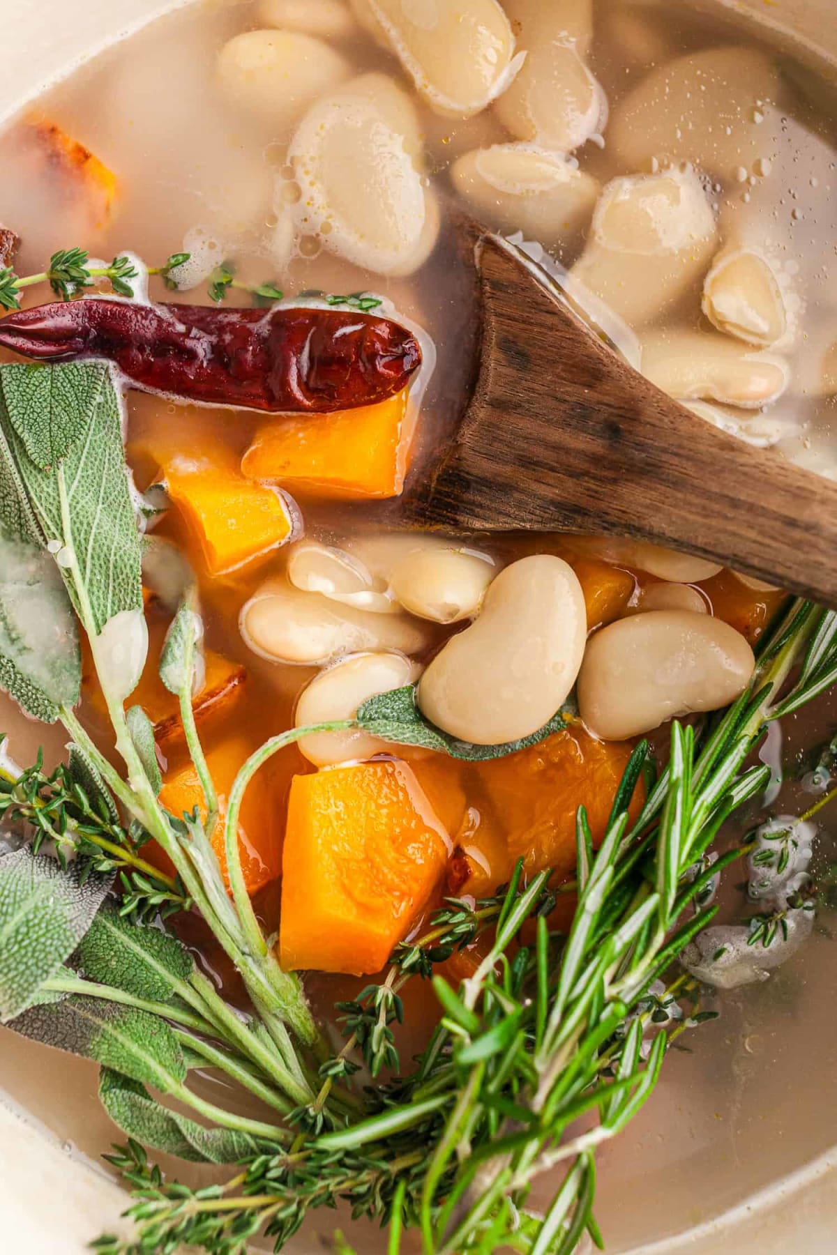 Cozy Fall Stew with Butter Beans and Butternut Squash
