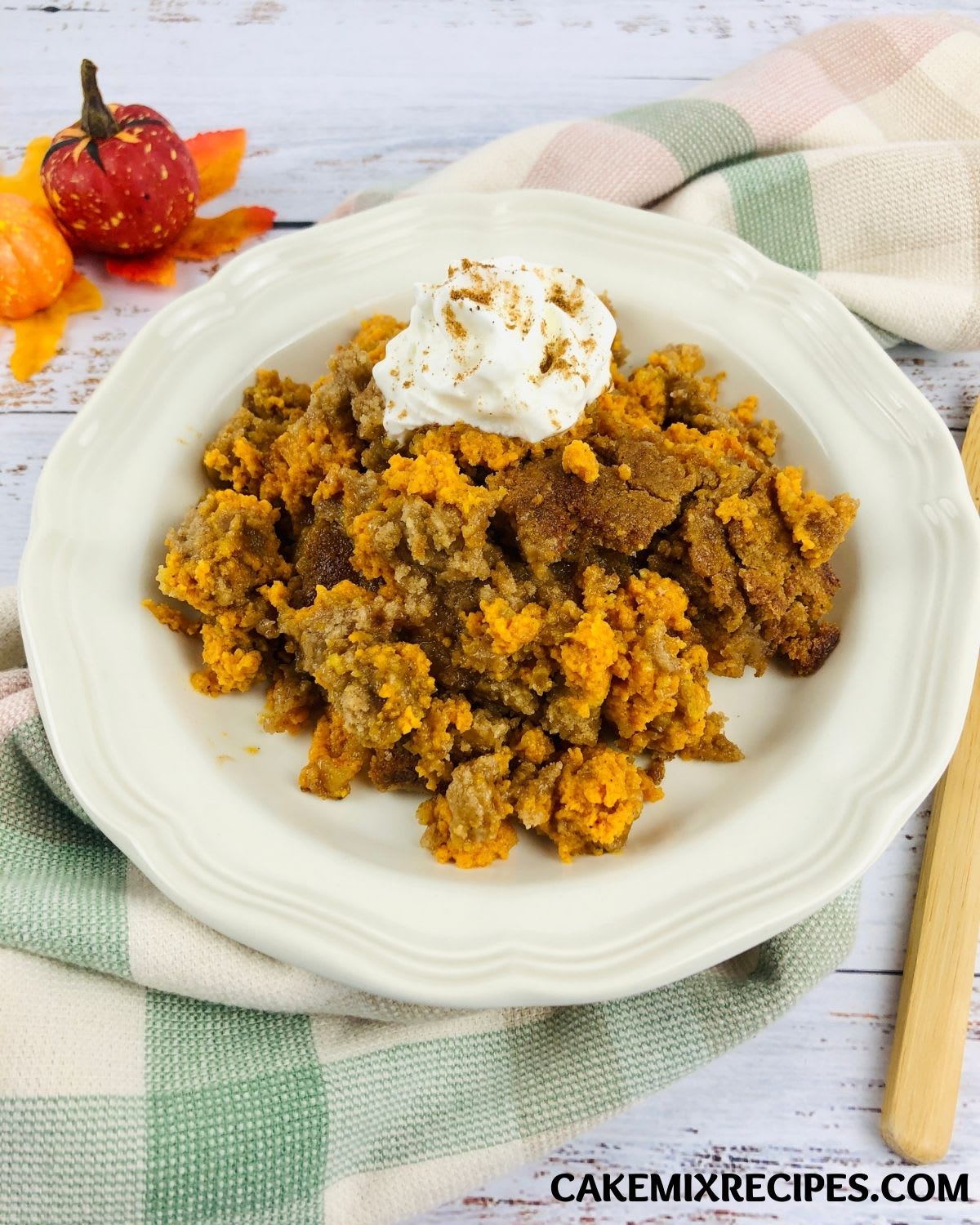 Pumpkin Spice Dump Cake
