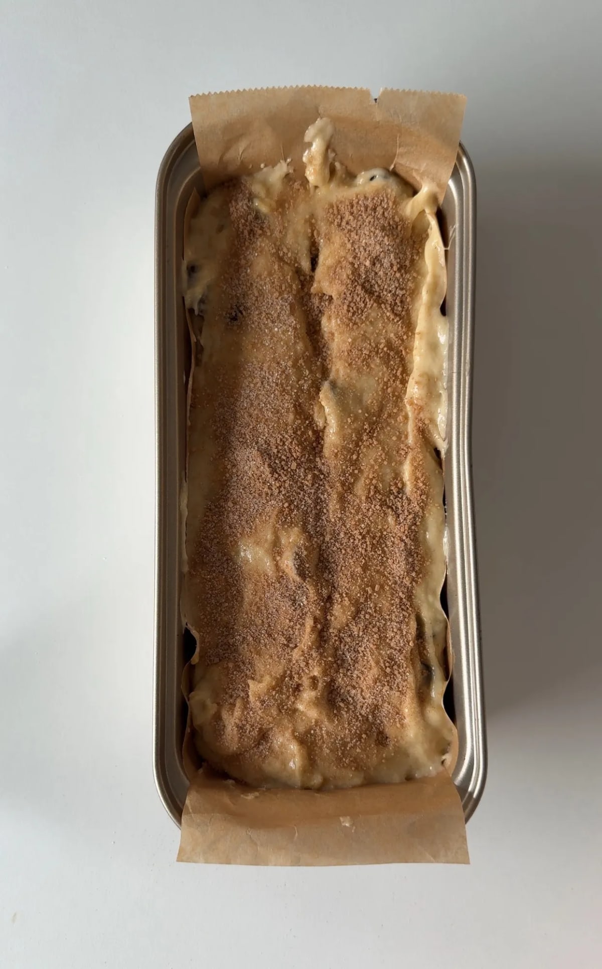 Cinnamon Roll Banana Bread with Cream Cheese Frosting