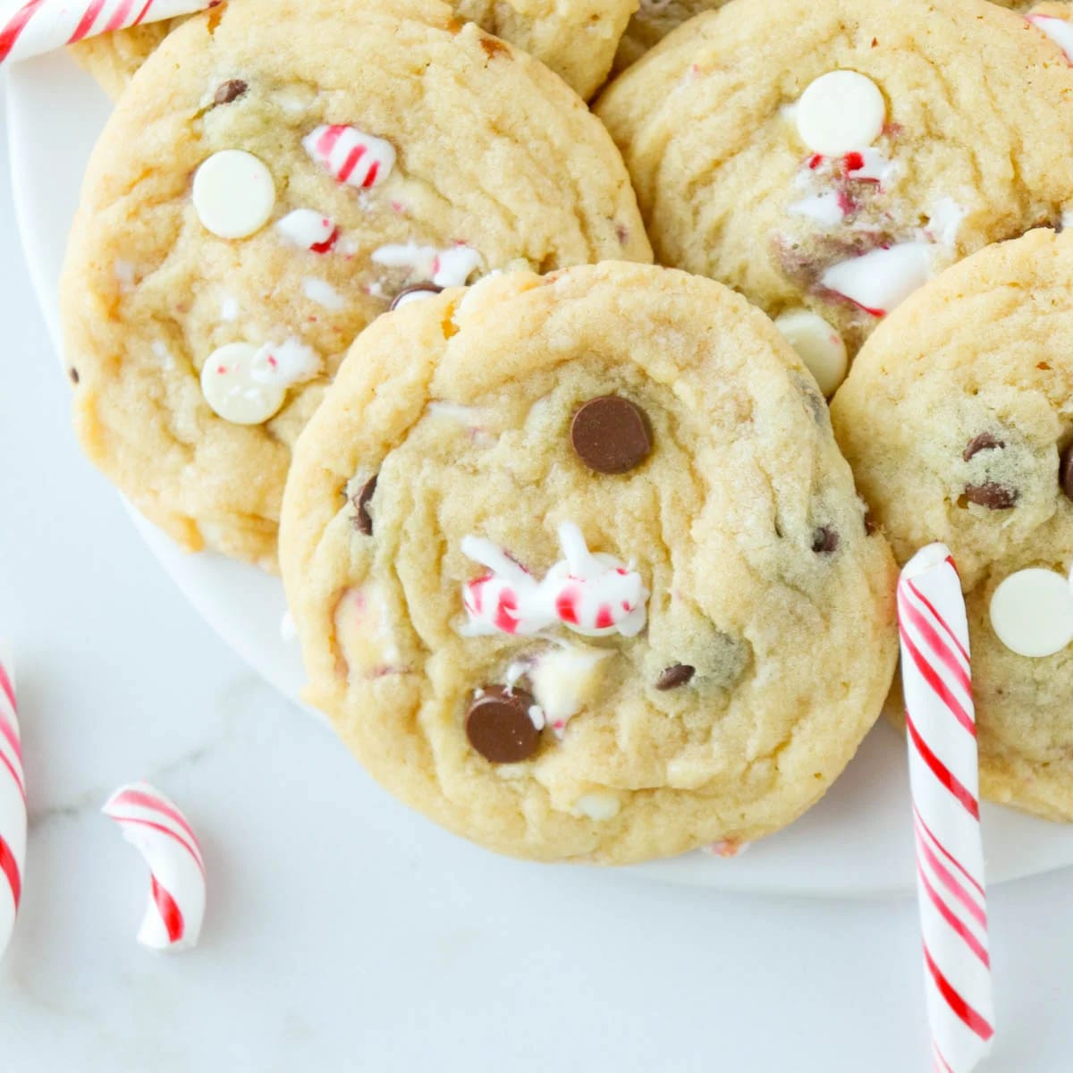 Peppermint Chocolate Chip Cookies