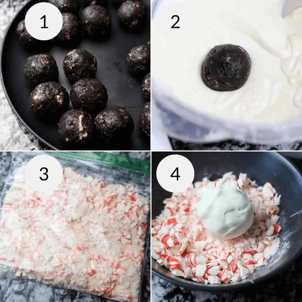 Mint Oreo Truffles