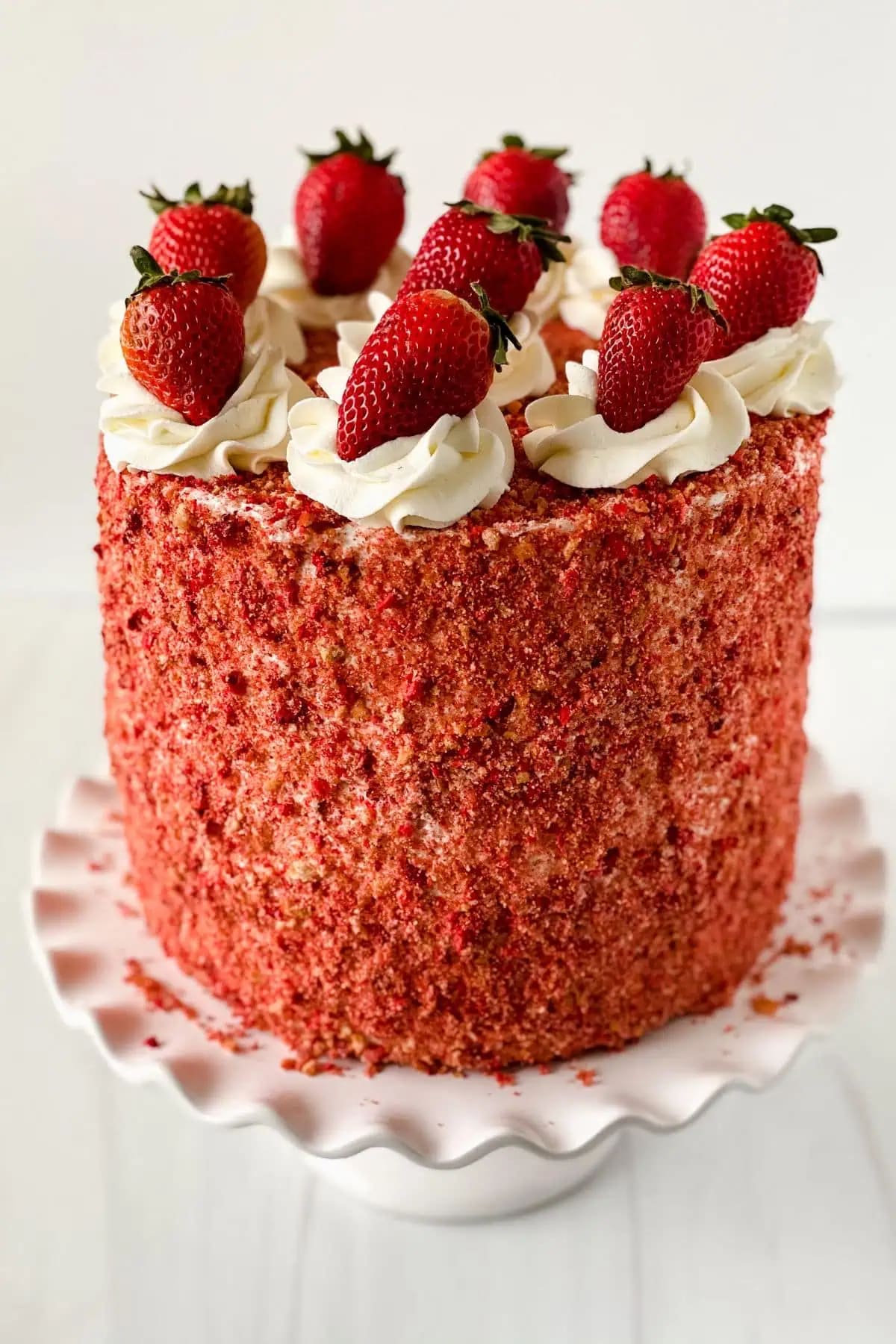 Strawberry Crunch Cake