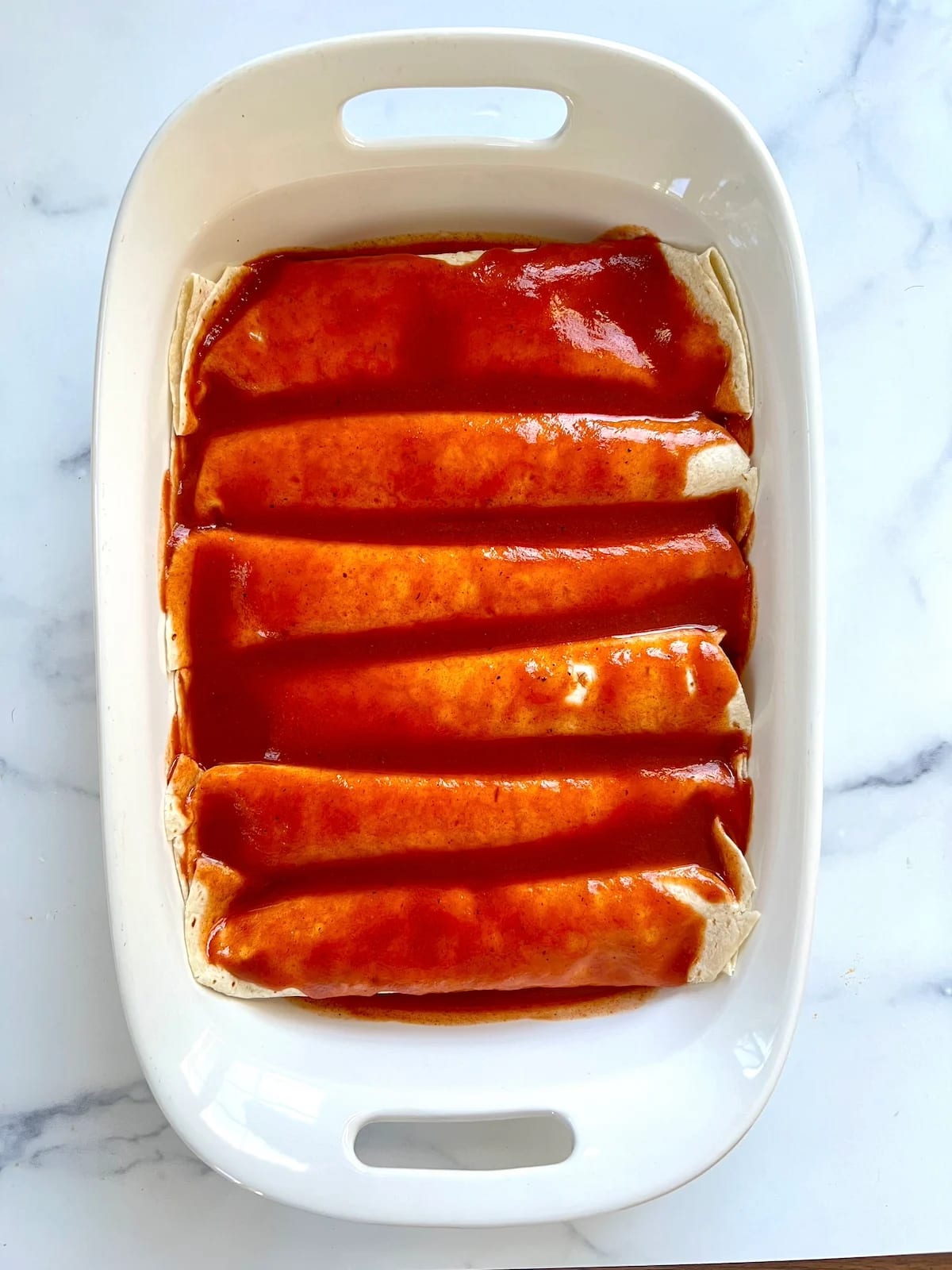 Sweet Potato Black Bean Enchiladas