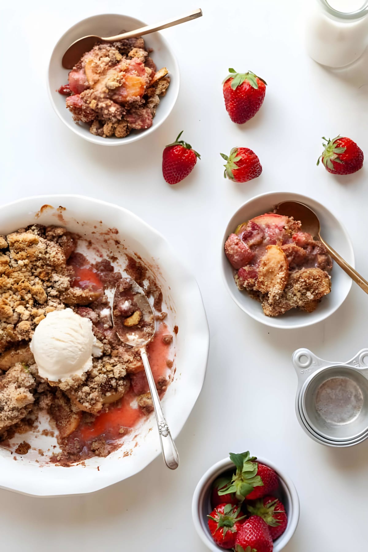Apple Strawberry Crumble (Gluten Free)