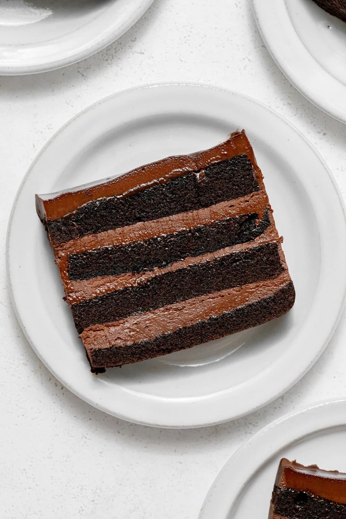 Dark Chocolate Mousse Cake