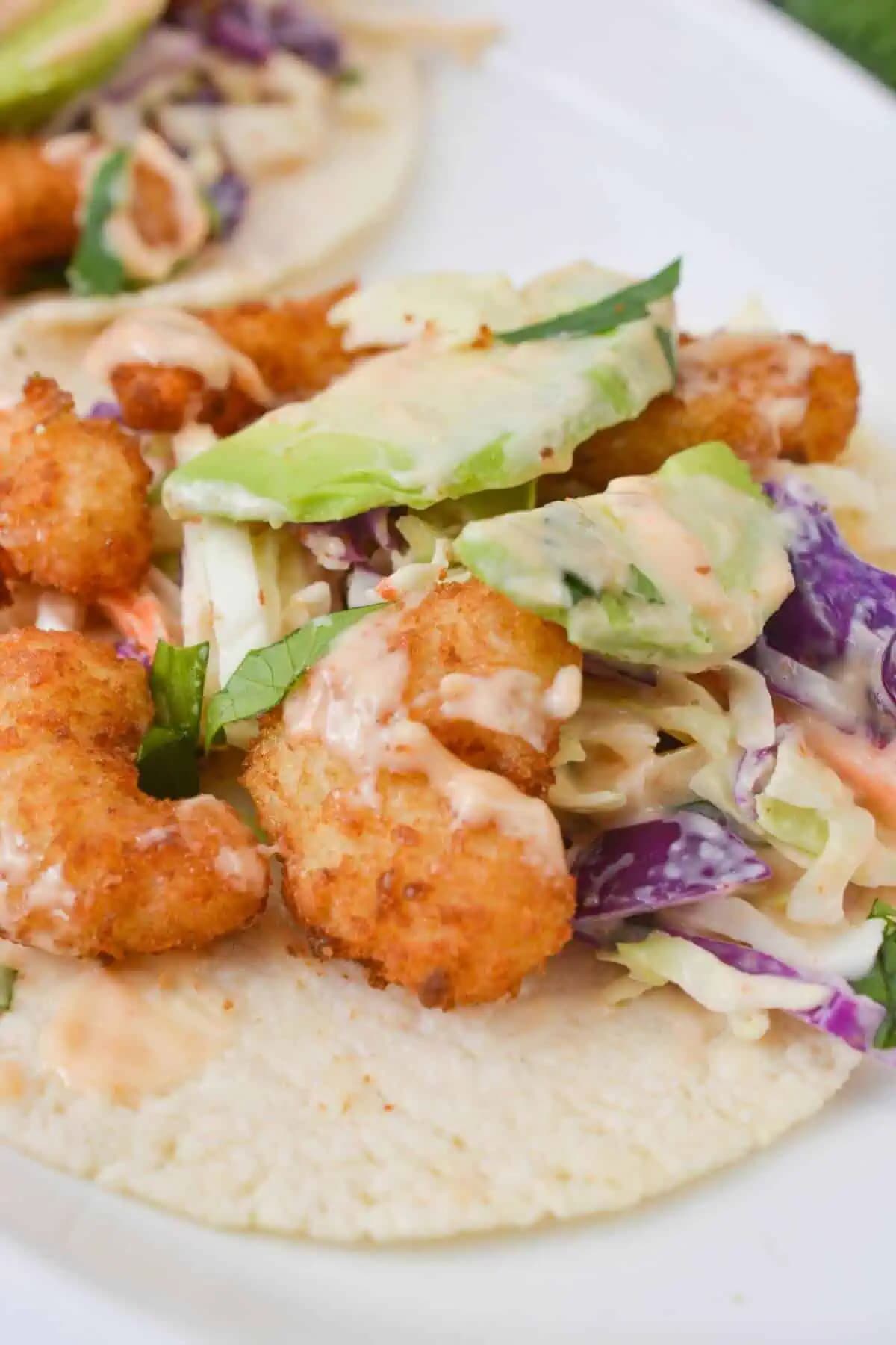 Boom Boom Shrimp Tacos