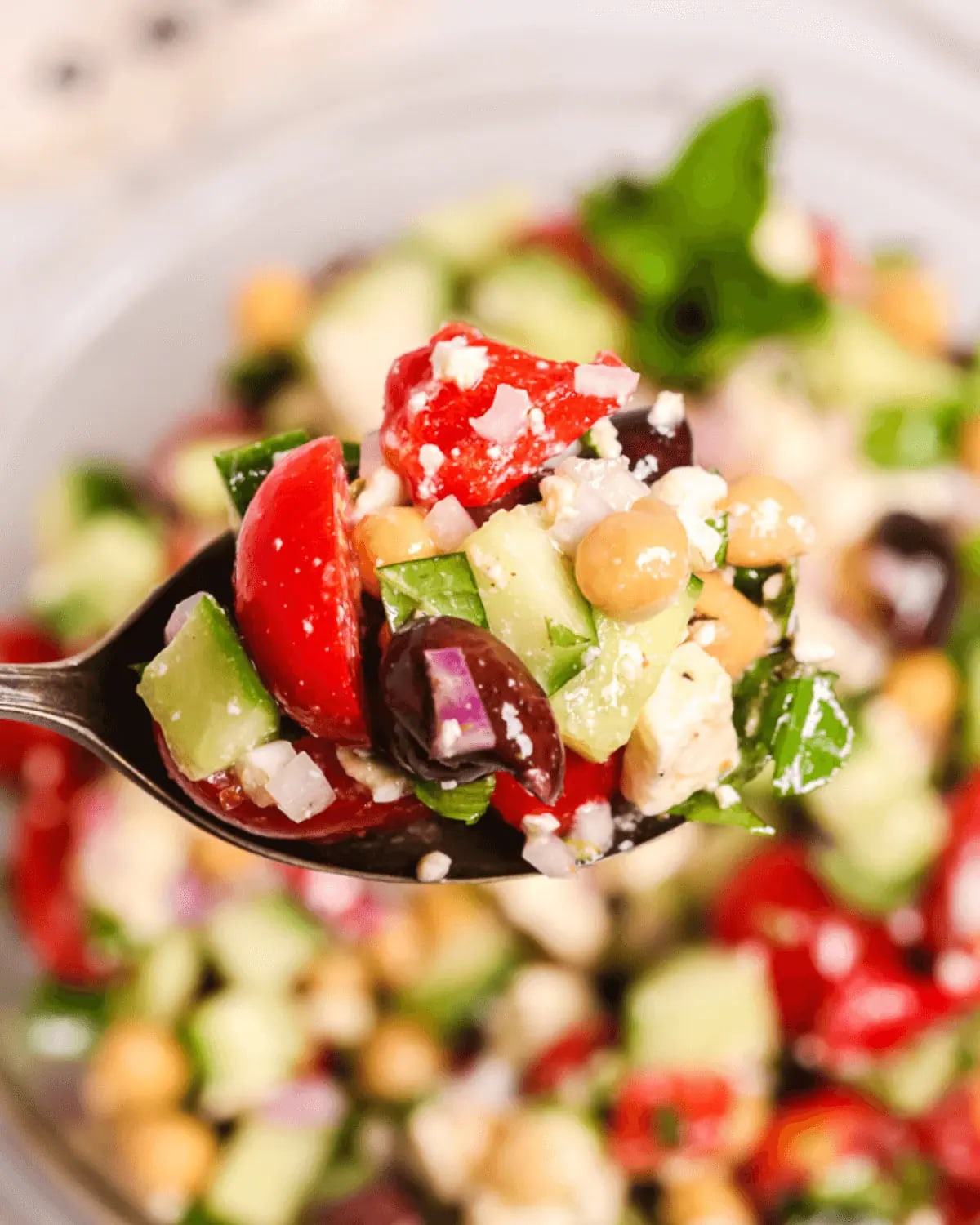 Chickpea Feta Salad