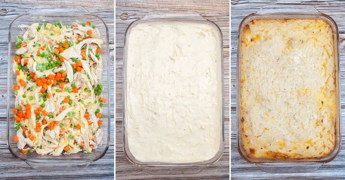 Chicken Cobbler Casserole