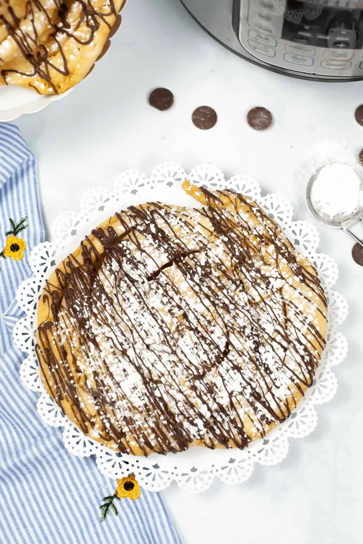 Homemade Funnel Cake in the Instant Pot