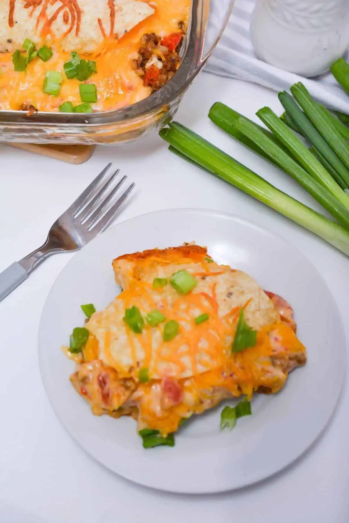 Tex Mex Casserole with Ground Beef