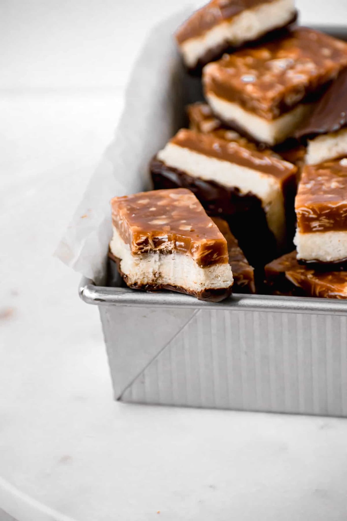 Homemade Samoa Bars