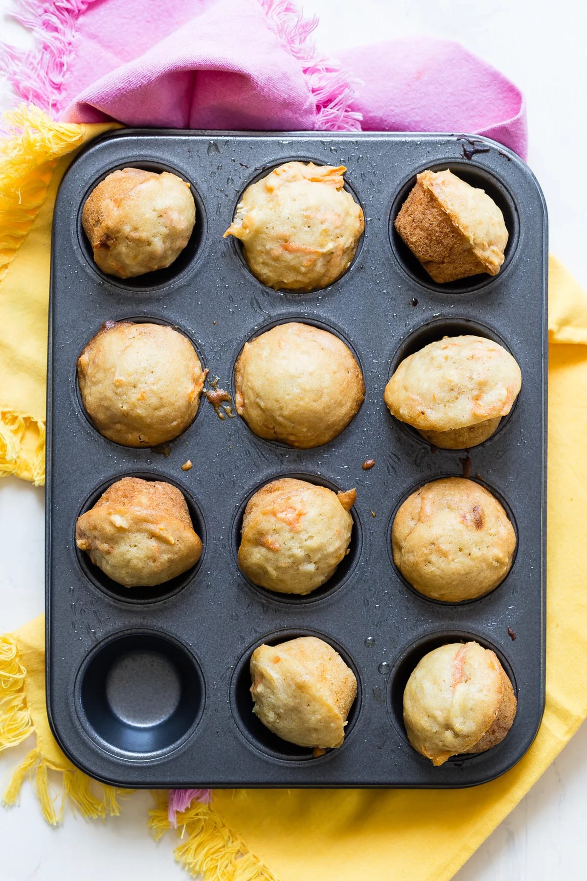Carrot Apple Coconut Muffins
