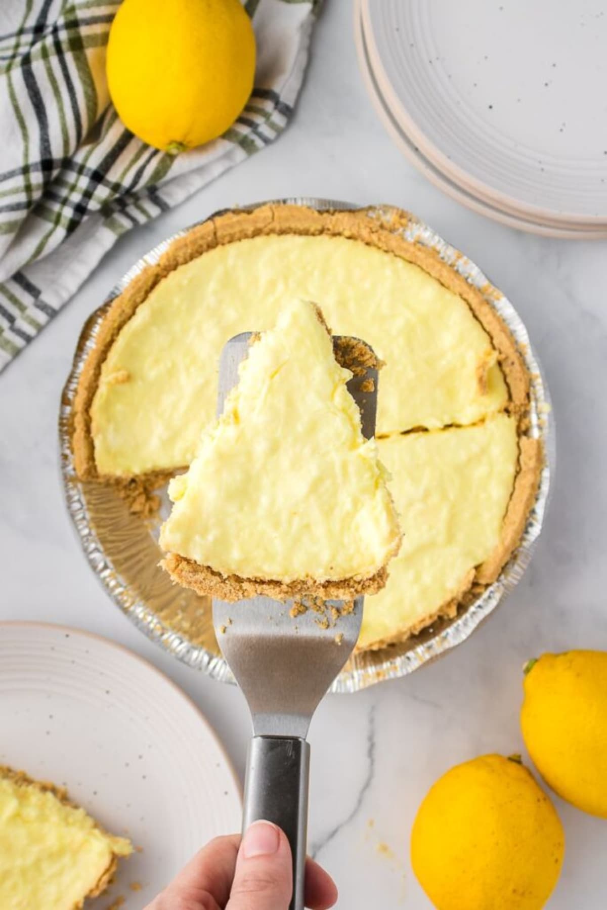 No Bake Lemon Cheesecake