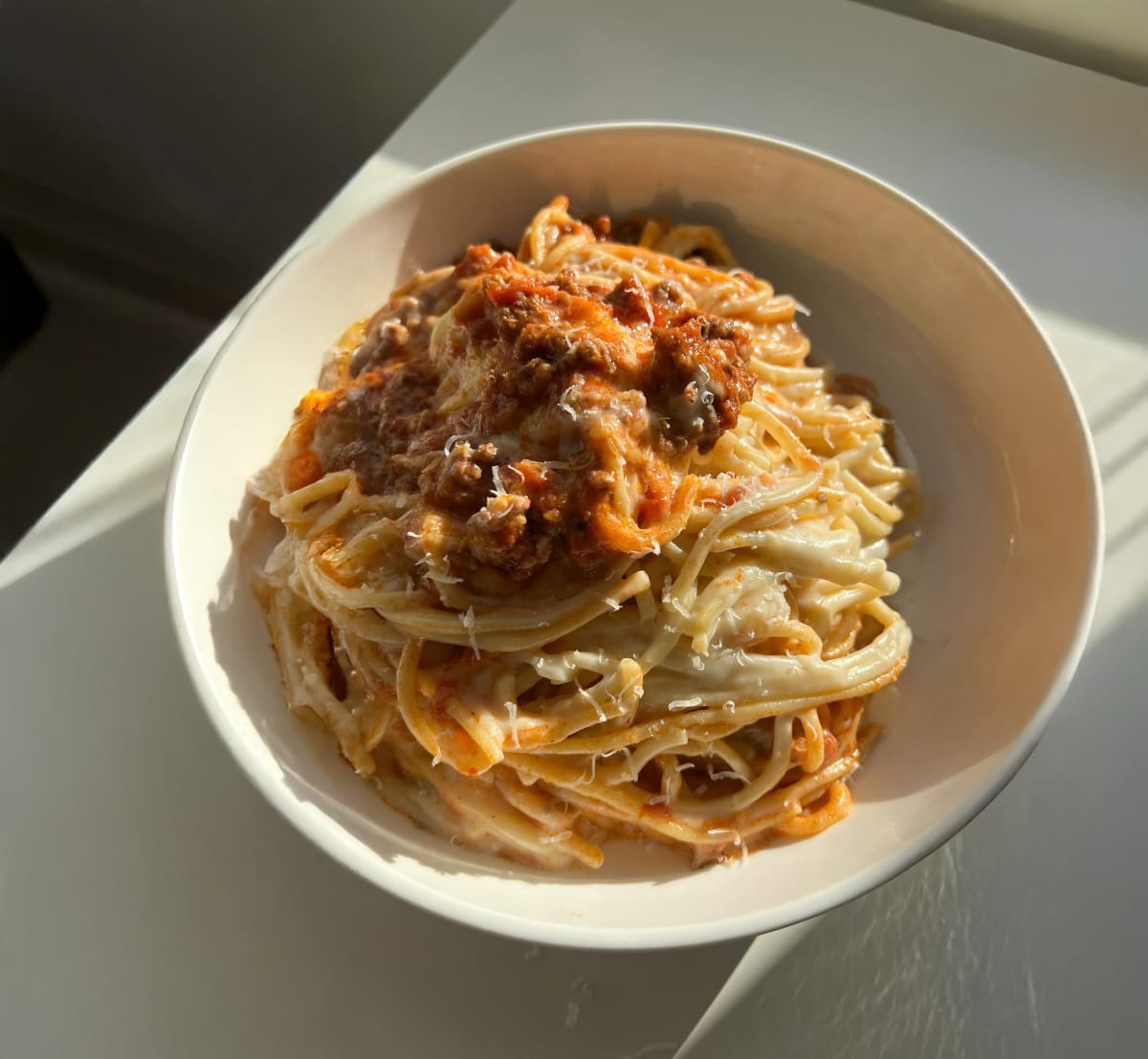 Viral Baked Spaghetti