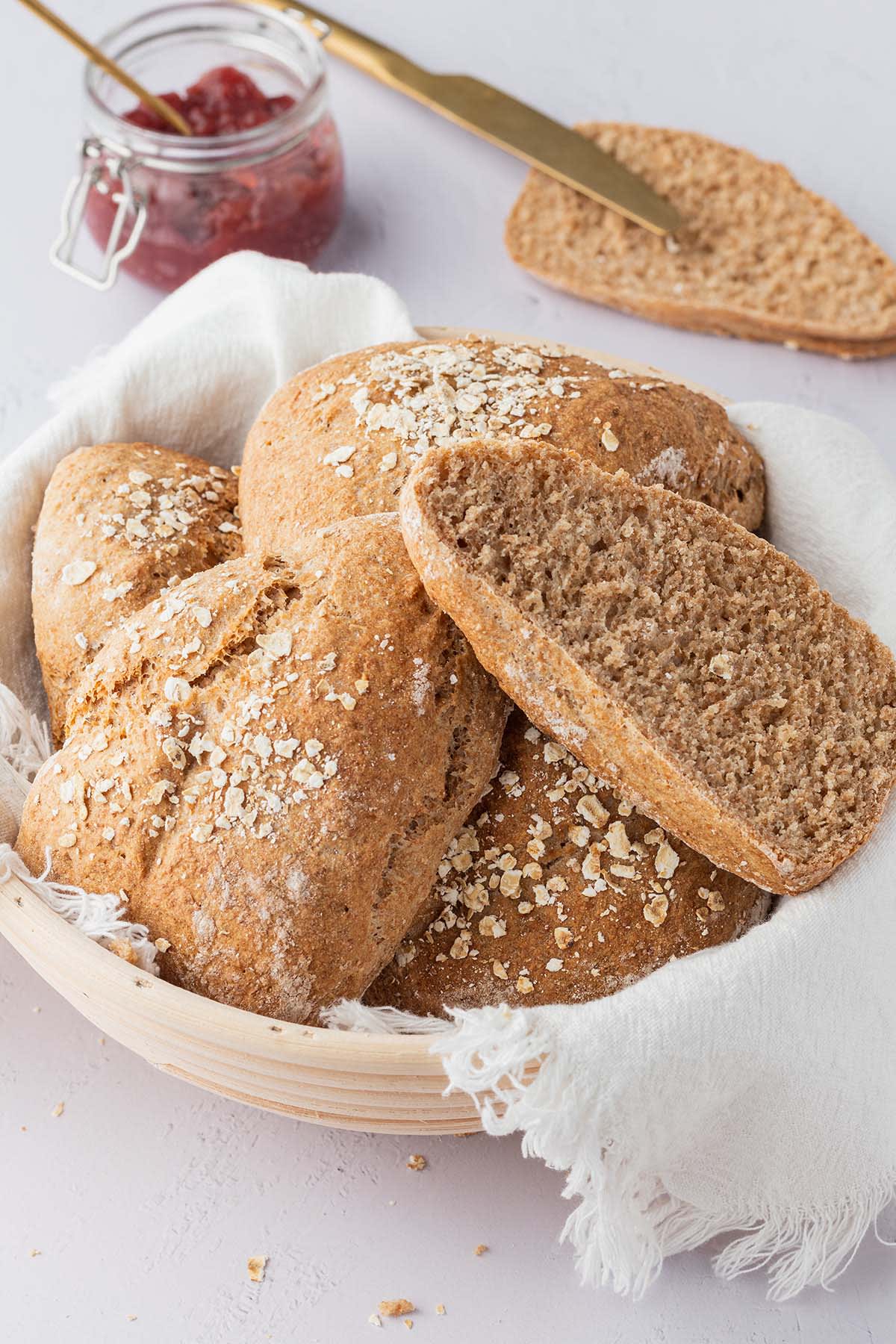 Whole-Grain Spelt Rolls