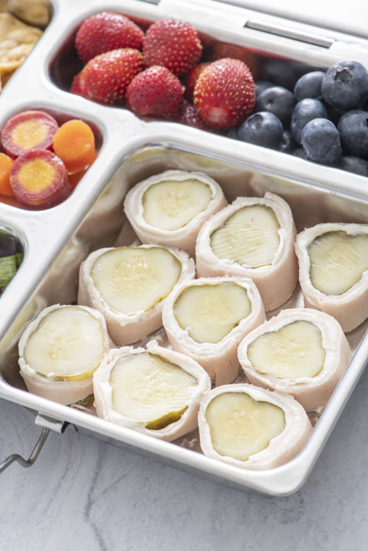 Turkey Pickle Roll Ups