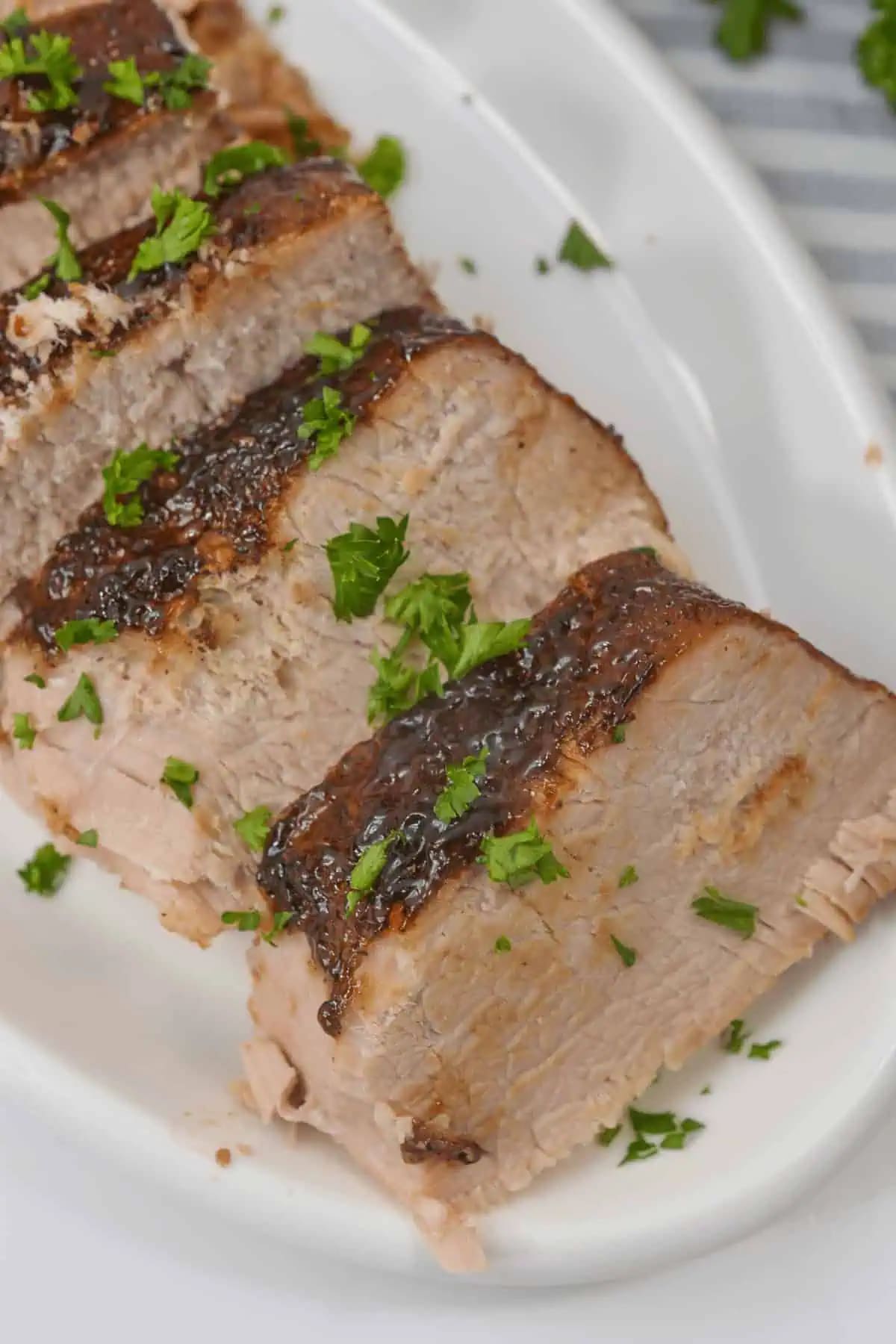 Balsamic Pork Tenderloin in Crock Pot