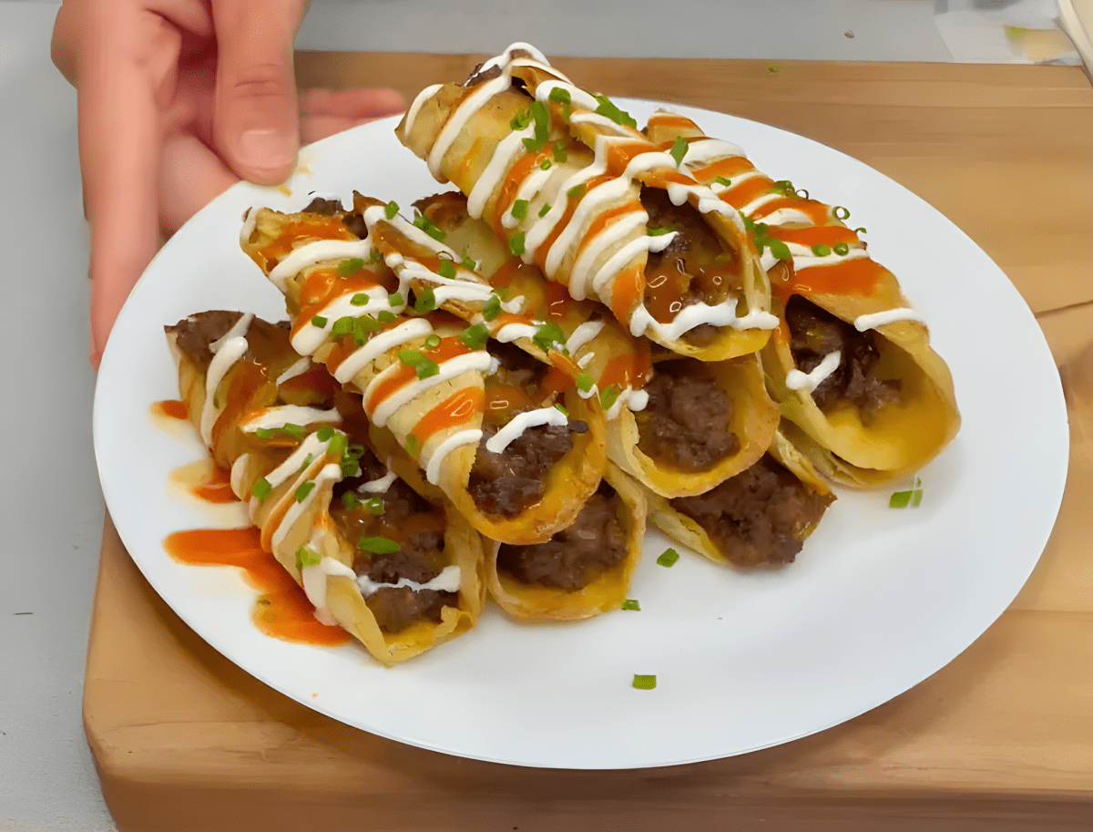 Low Calorie High Protein Beef Taquitos
