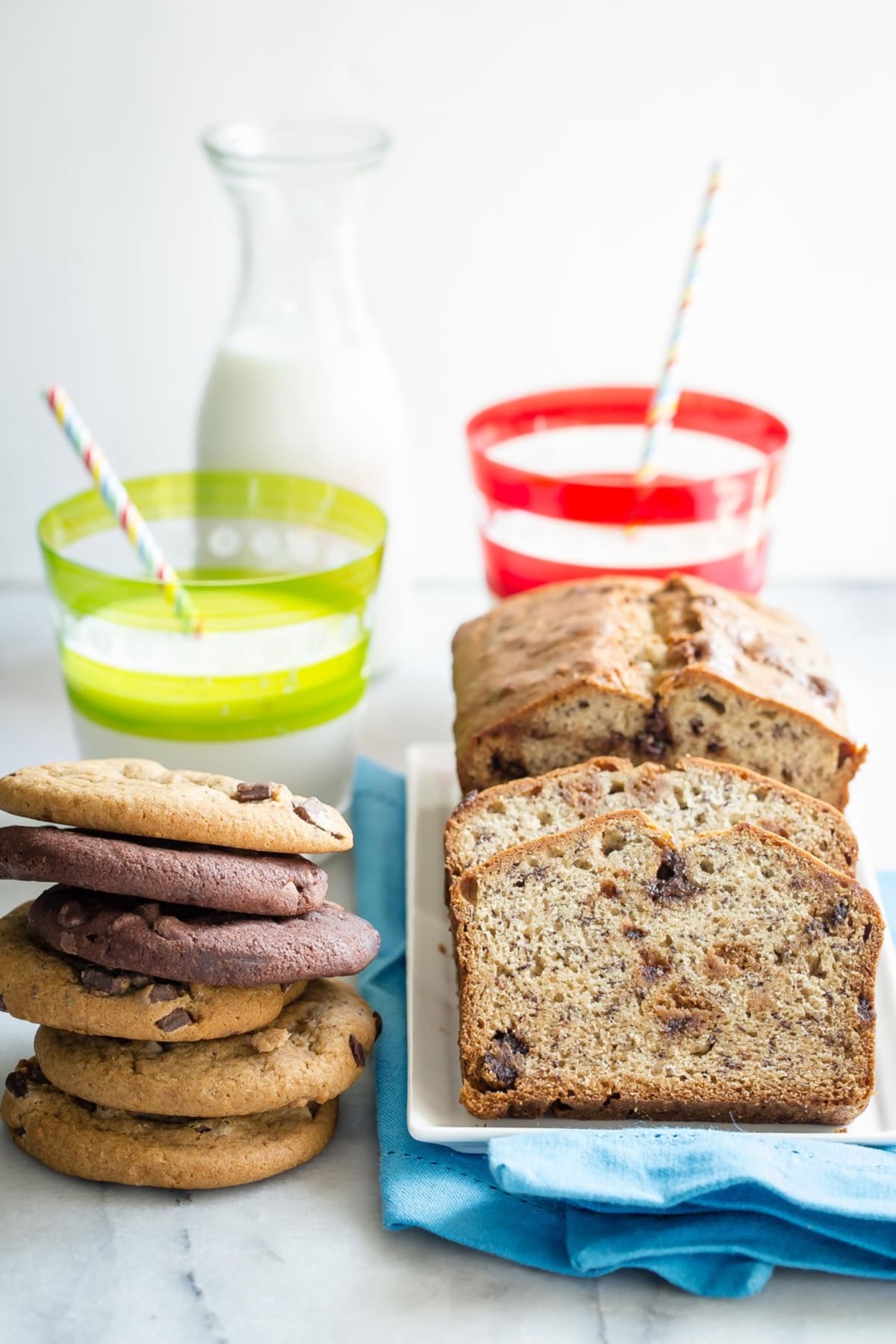 Banana Chocolate Chip Cookie Bread